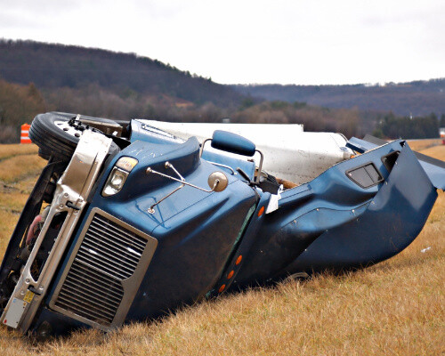 what to do after semi truck accident