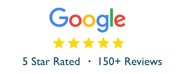 5 star rated on google 150 reviews