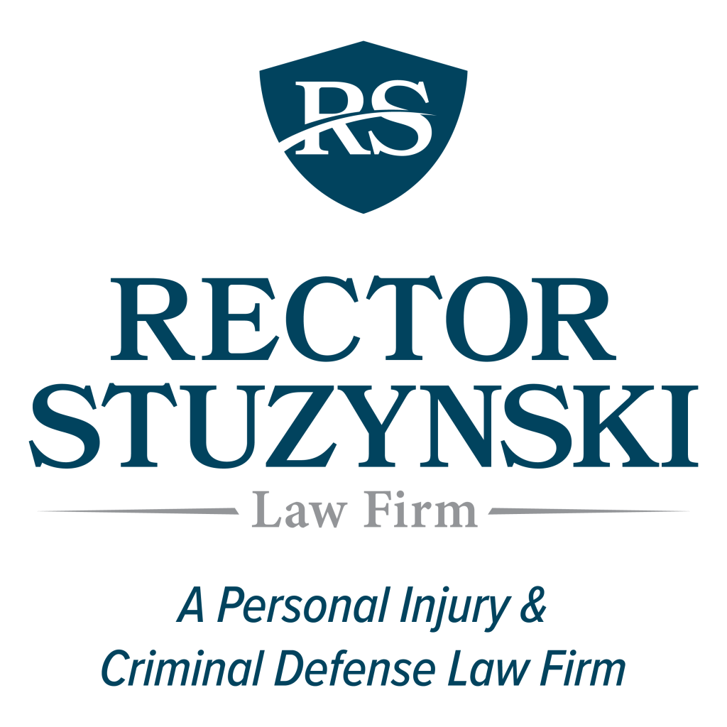 rector stuzynski law firm logo square with icon and tagline