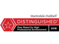 martindale hubbel distinguished peer rated for high professional achievement in 2018 badge.png